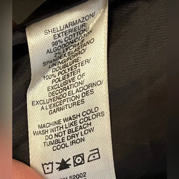 DKNY Dark Brown Military Style Double Breasted Trench Coat Size Medium - Picture 8 of 9